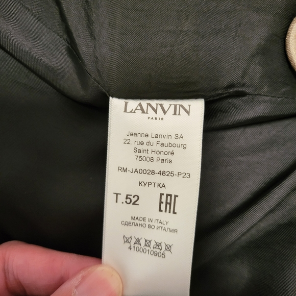 LANVIN Logo-Embroidered Jacket - Picture 8 of 8